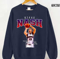 Steve Nash Basketball Legend Signature Vintage Unisex Sweatshirt