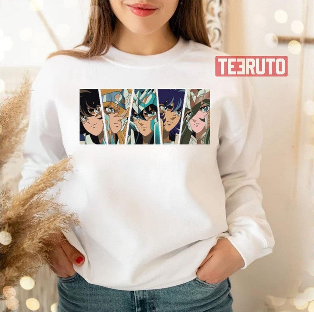 Saint Seiya 8bit Style Unisex Sweatshirt