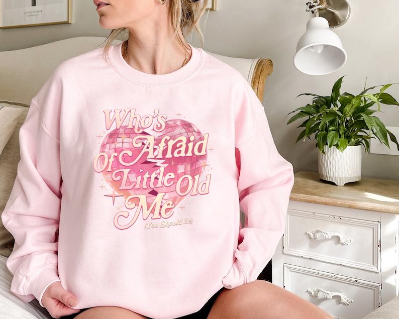 Who's Afraid Of Little Old Me Shirt, You Should Be T-Shirt, Romantic Vintage Heart T-Shirt