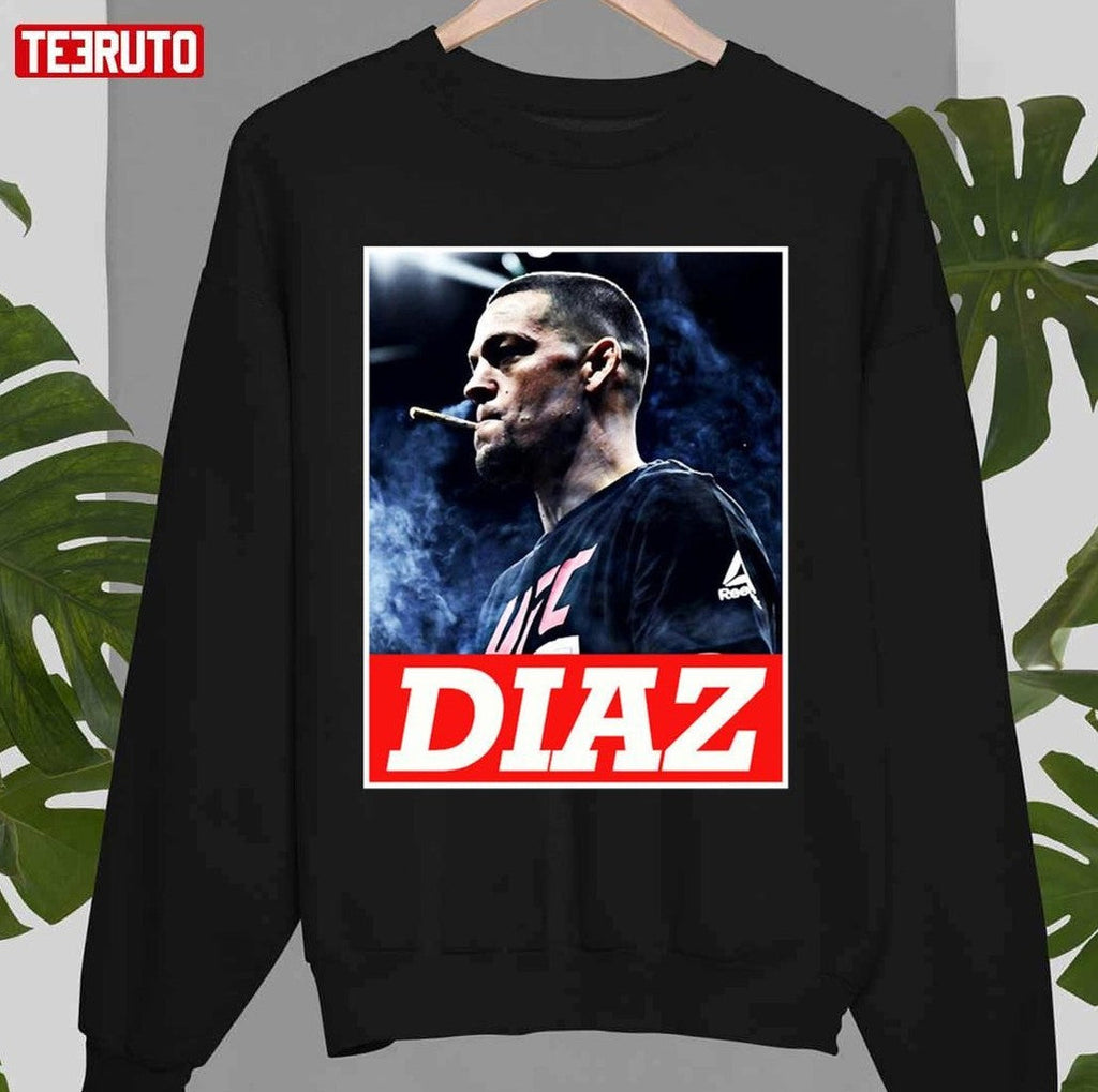 Smoking Nate Diaz Unisex T-shirt