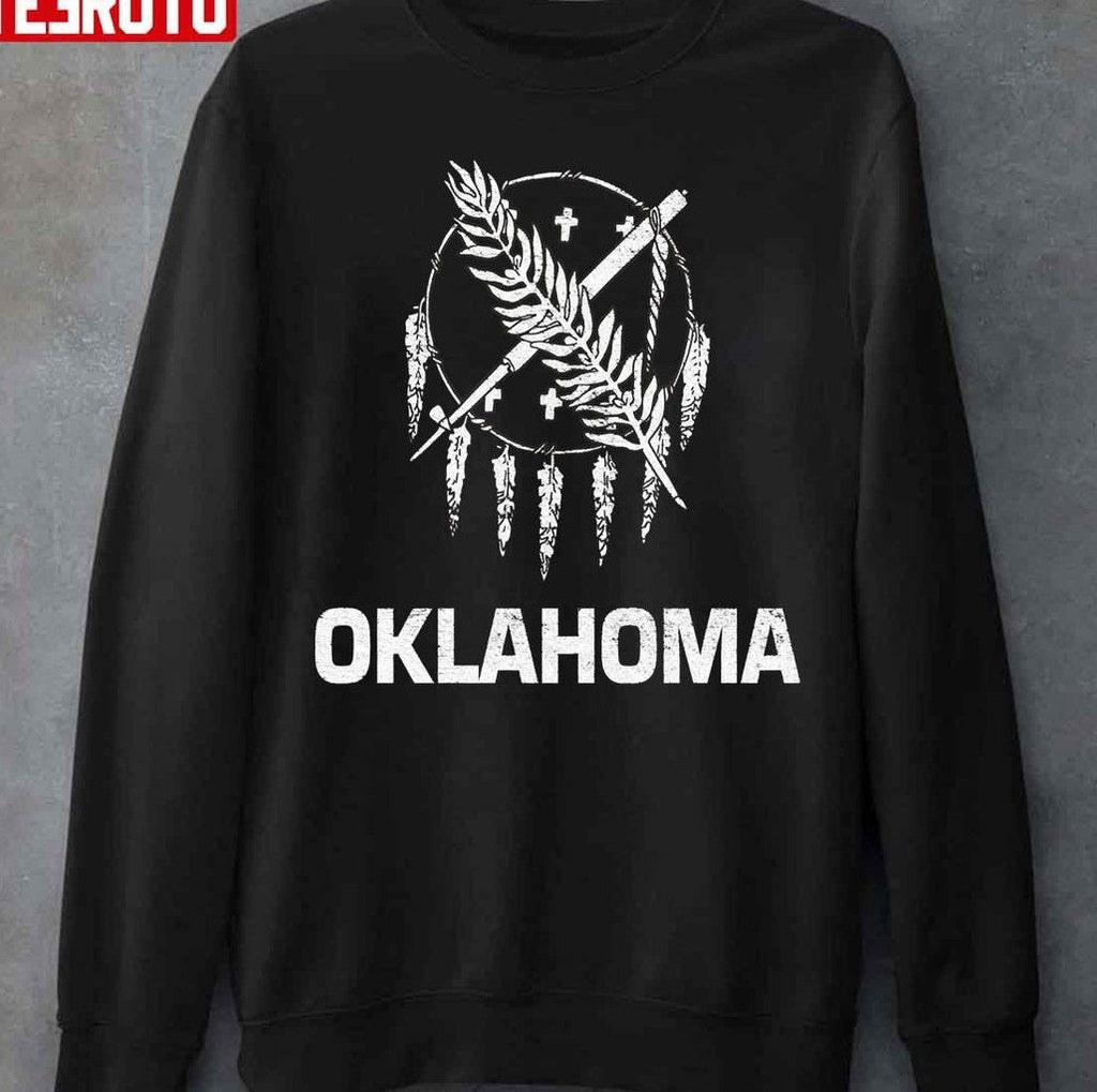 Oklahoma State Flag Insignia Ok Osage Shield Unisex T-Shirt