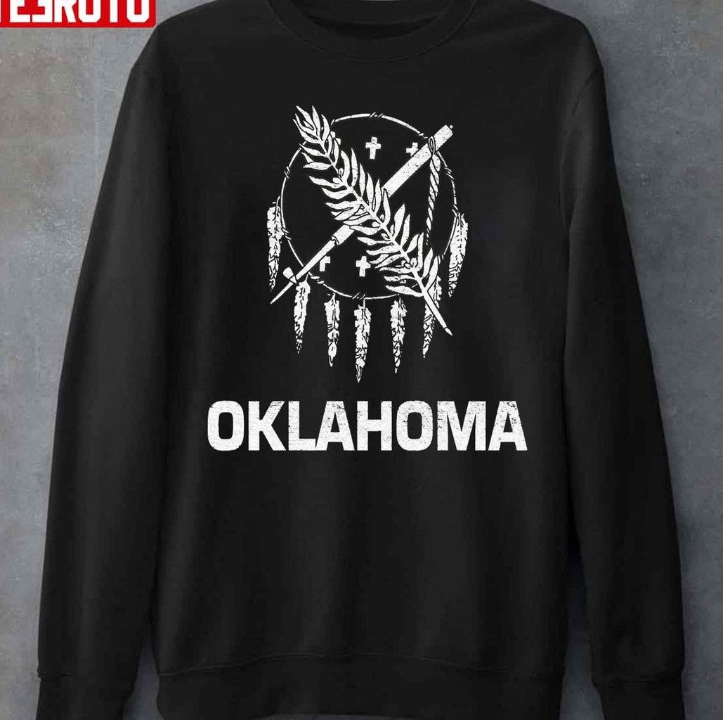 Oklahoma State Flag Insignia Ok Osage Shield Unisex T-Shirt