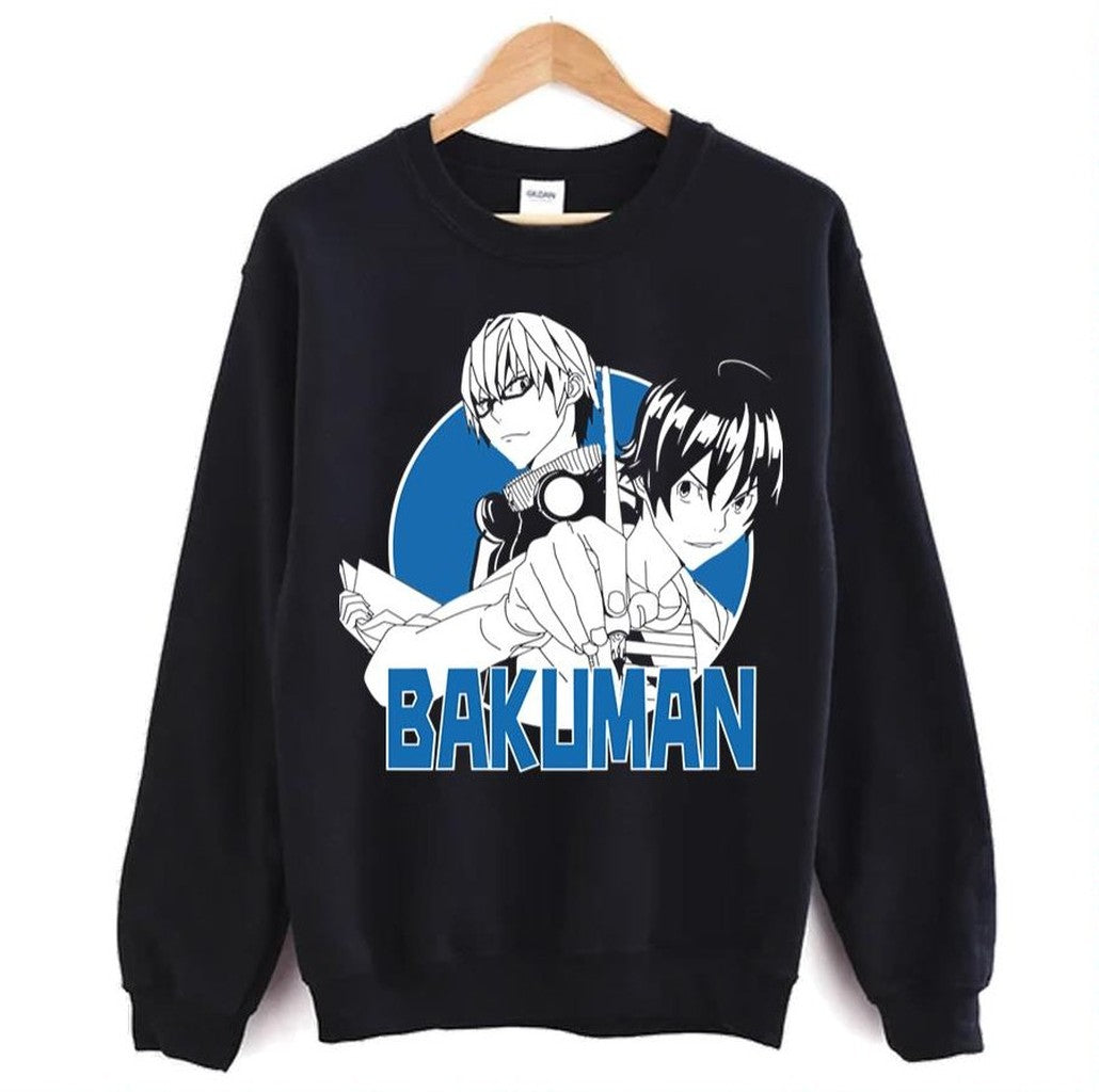 Bakuman Round Illustration Unisex Sweatshirt