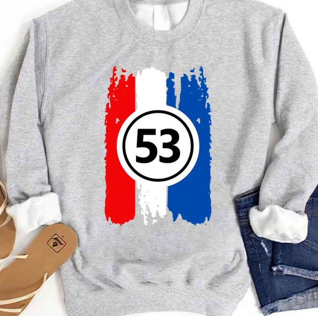 Number 53 Herbie 53 The Love Bug Unisex Sweatshirt