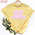 Pink Text Good Luck Charlie Unisex T-Shirt