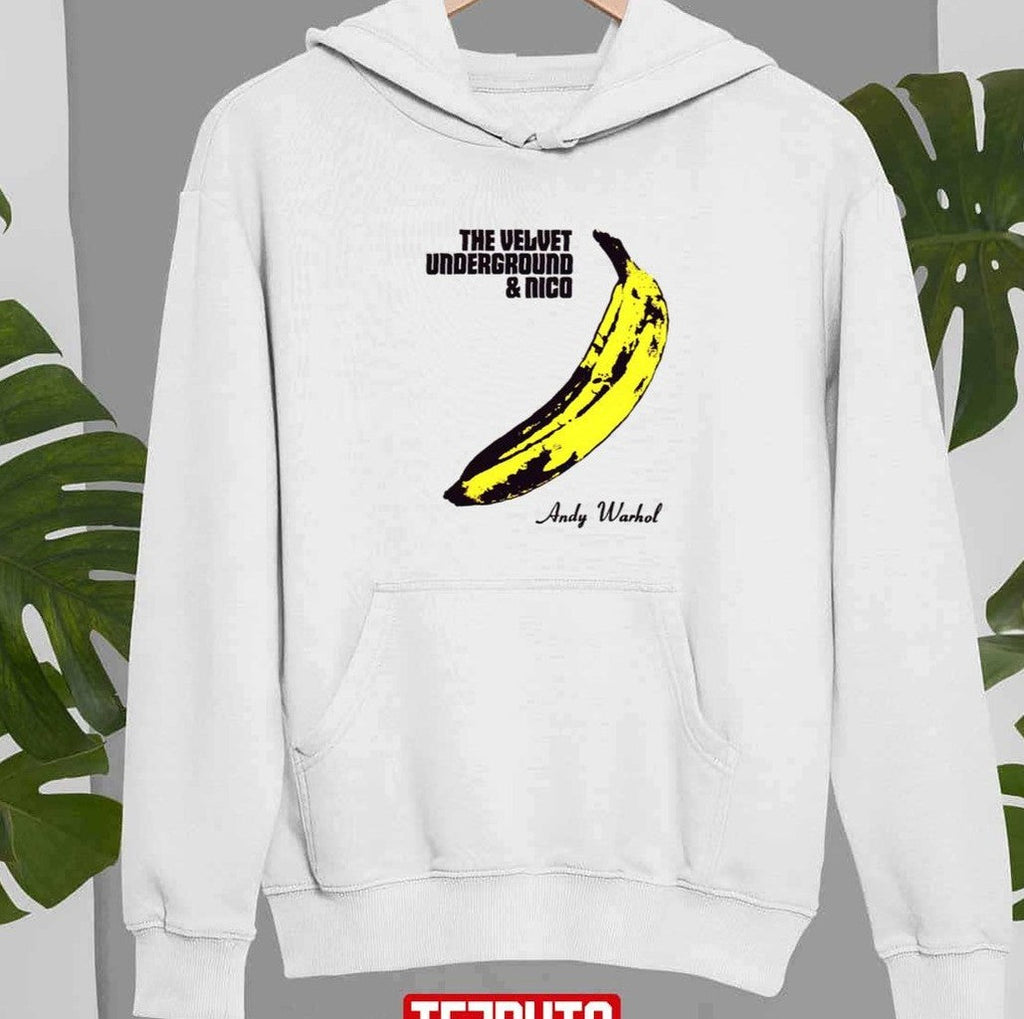 Andy Warhol's Velvet Underground Famous Banana Design Unisex Sweatshirt