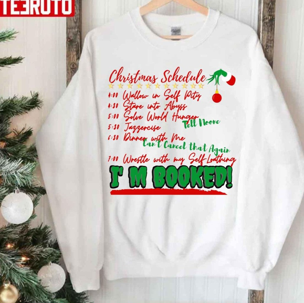 Schedule Christmas Unisex Sweatshirt