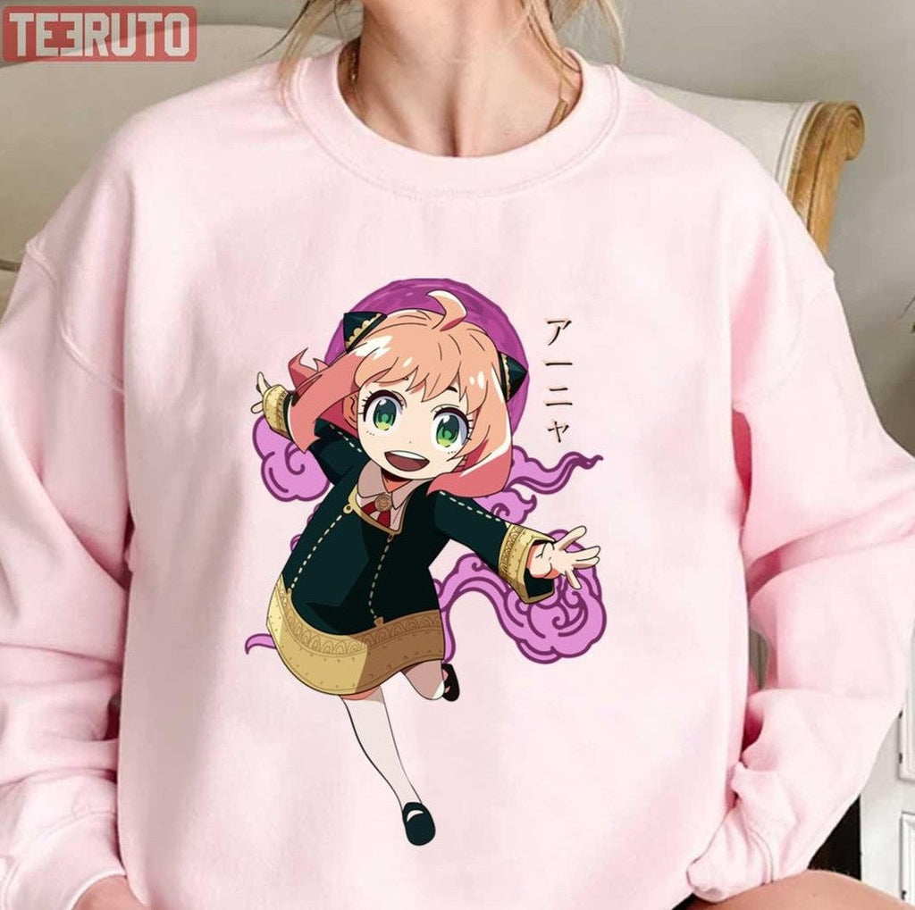 Anime Character Anya Forger Spy X Family Graphic Unisex T-Shirt