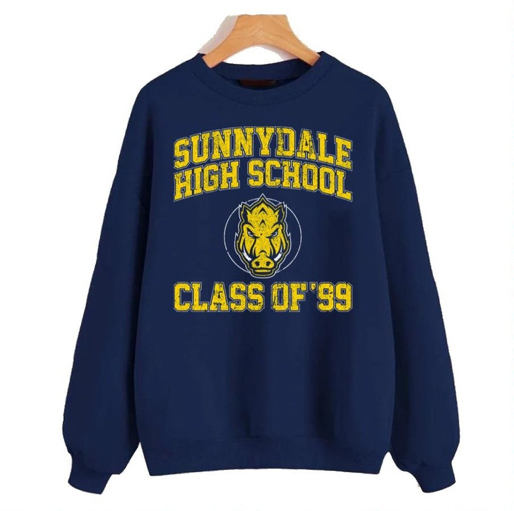 Sunnydale High Class Of 99 Yellow Logo Unisex Sweatshirt