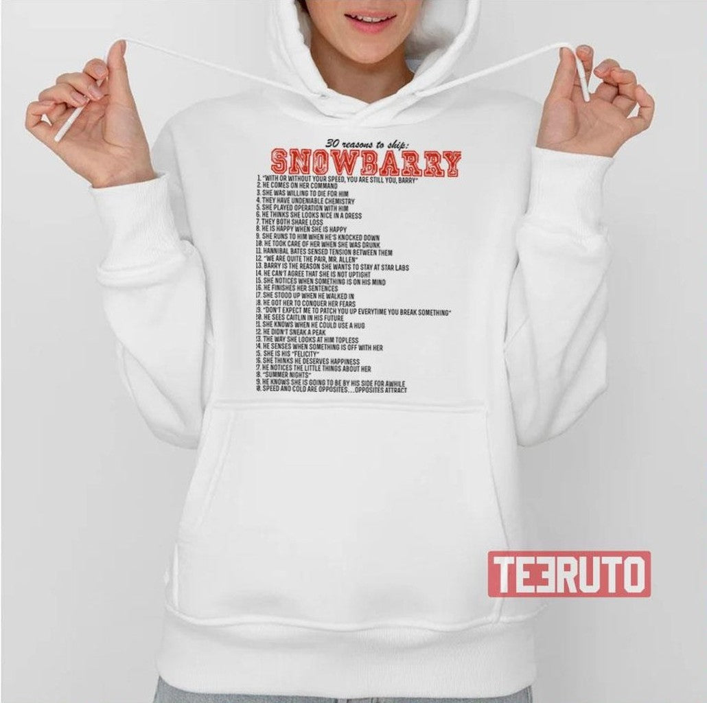 30 Reasons To Ship Snowbarry Unisex Sweatshirt