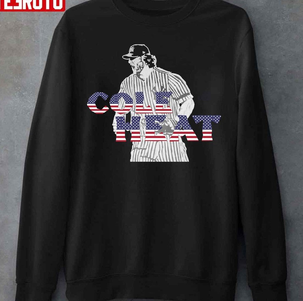 Nyy Gerrit Cole Heat Vintage America Flag Unisex T-Shirt