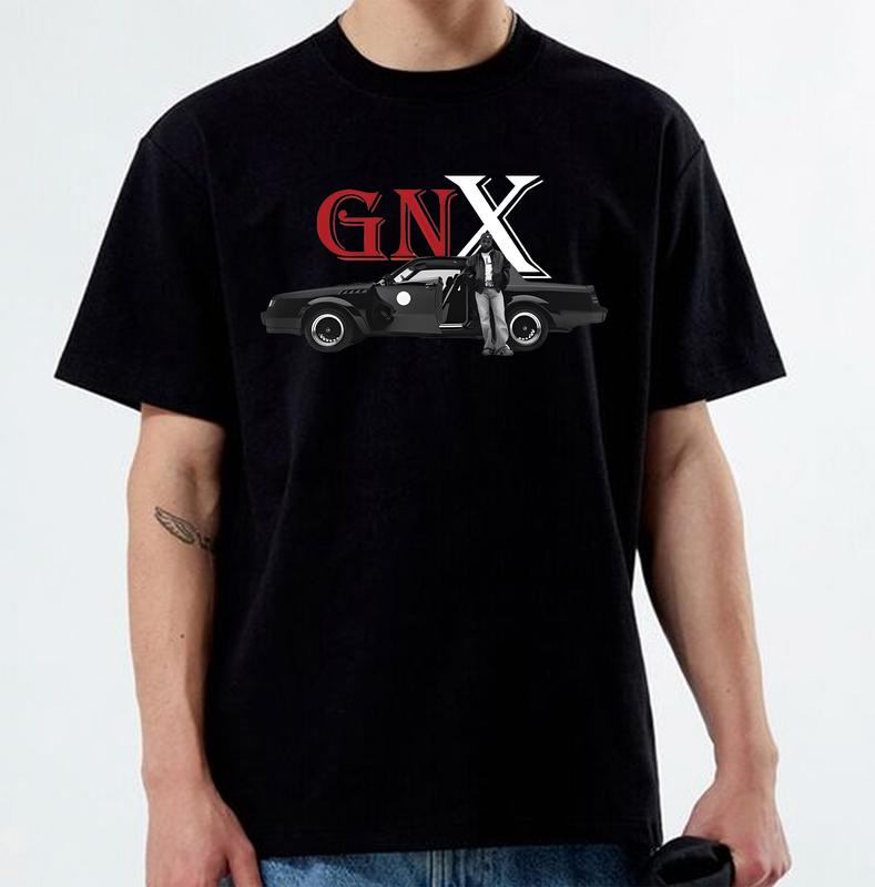 Rapper Shirt,  GNX Graphic T-Shirt - Vintage Oversized Tee for Fans - GNX Album Merch - Gift For Fan Men And Women, Sweatshirt Hoodie Menswear Tops