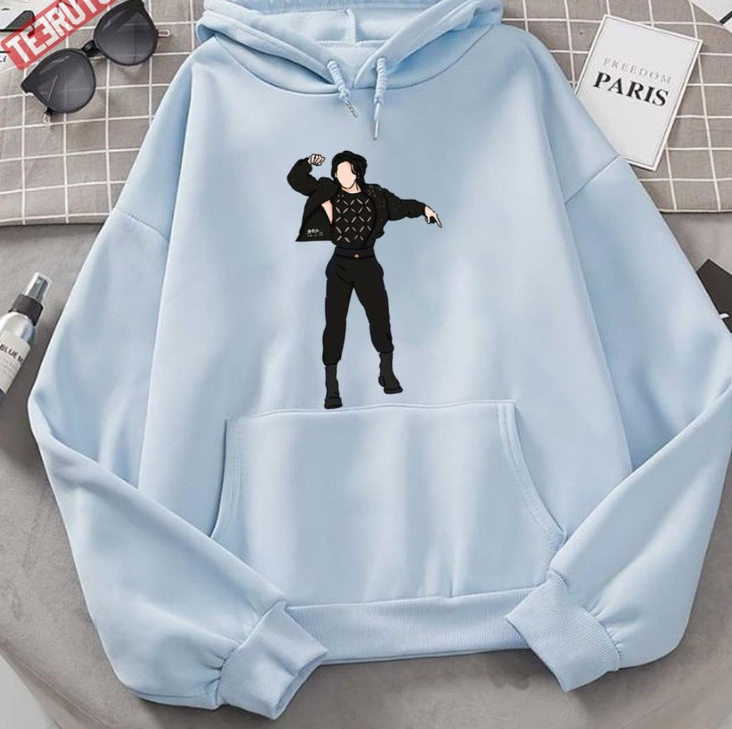 Sexy BTS Jung Kook JK World Cup Song Dreamers Fanart Unisex Hoodie