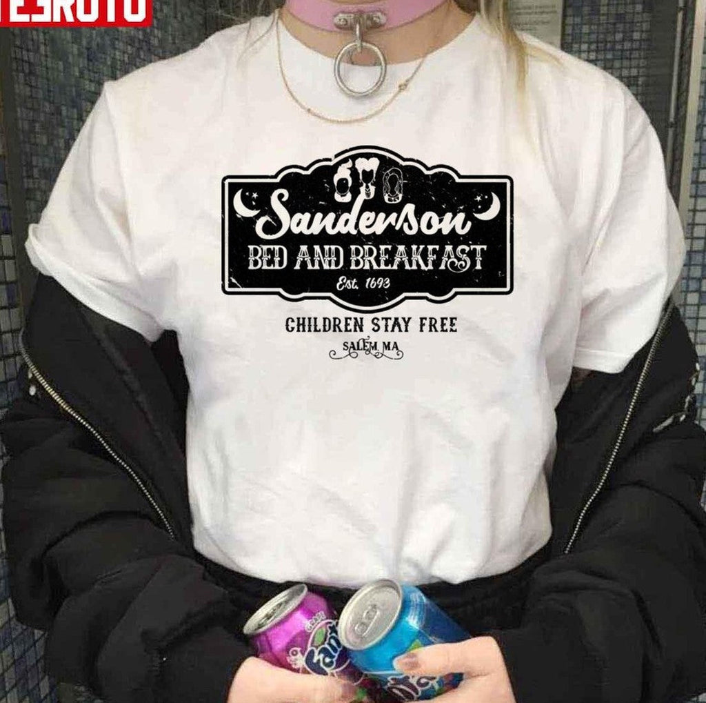 Sanderson Bed And Breakfast Children Stay Free Funny Halloween Unisex Sweatshirt