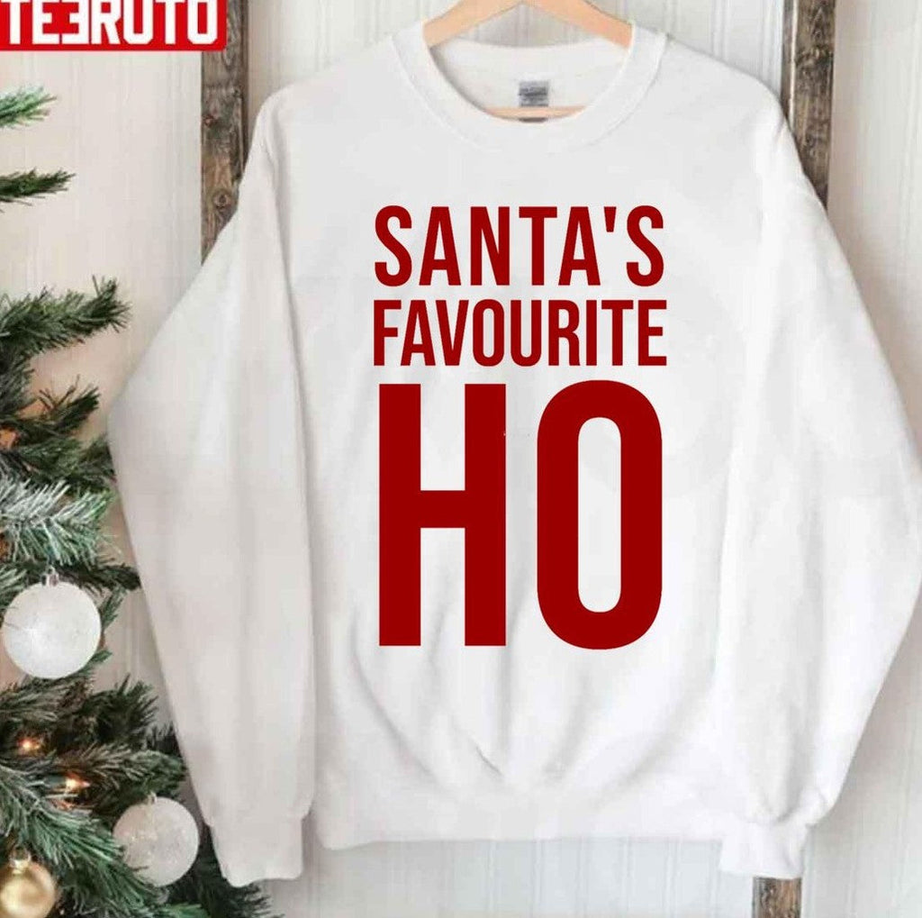 Santa's Favorite Ho Christmas Unisex Sweatshirt