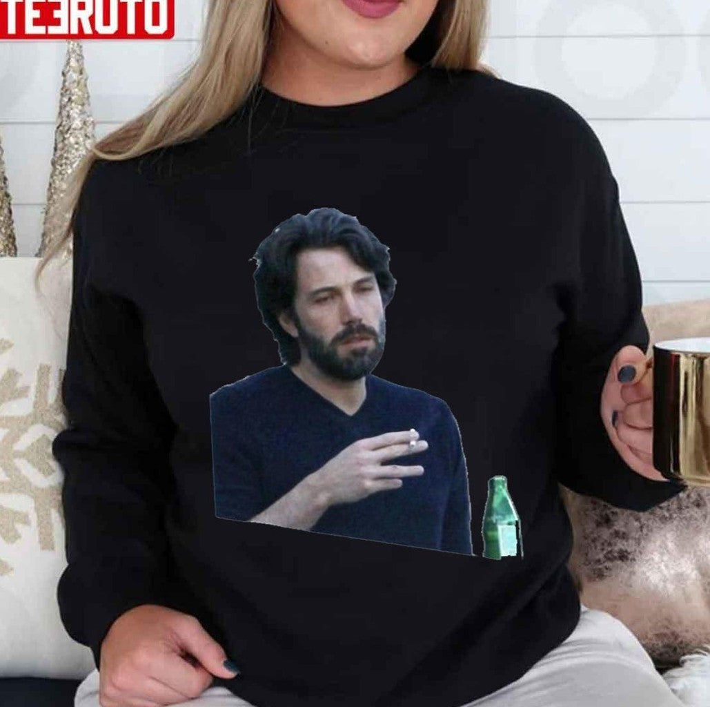 Smoking Ben Affleck Meme Unisex T-Shirt