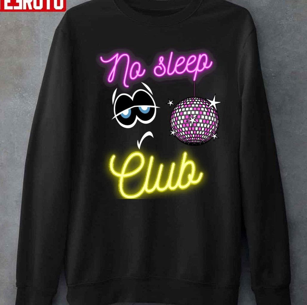 No Sleep Club Neon Unisex Sweatshirt