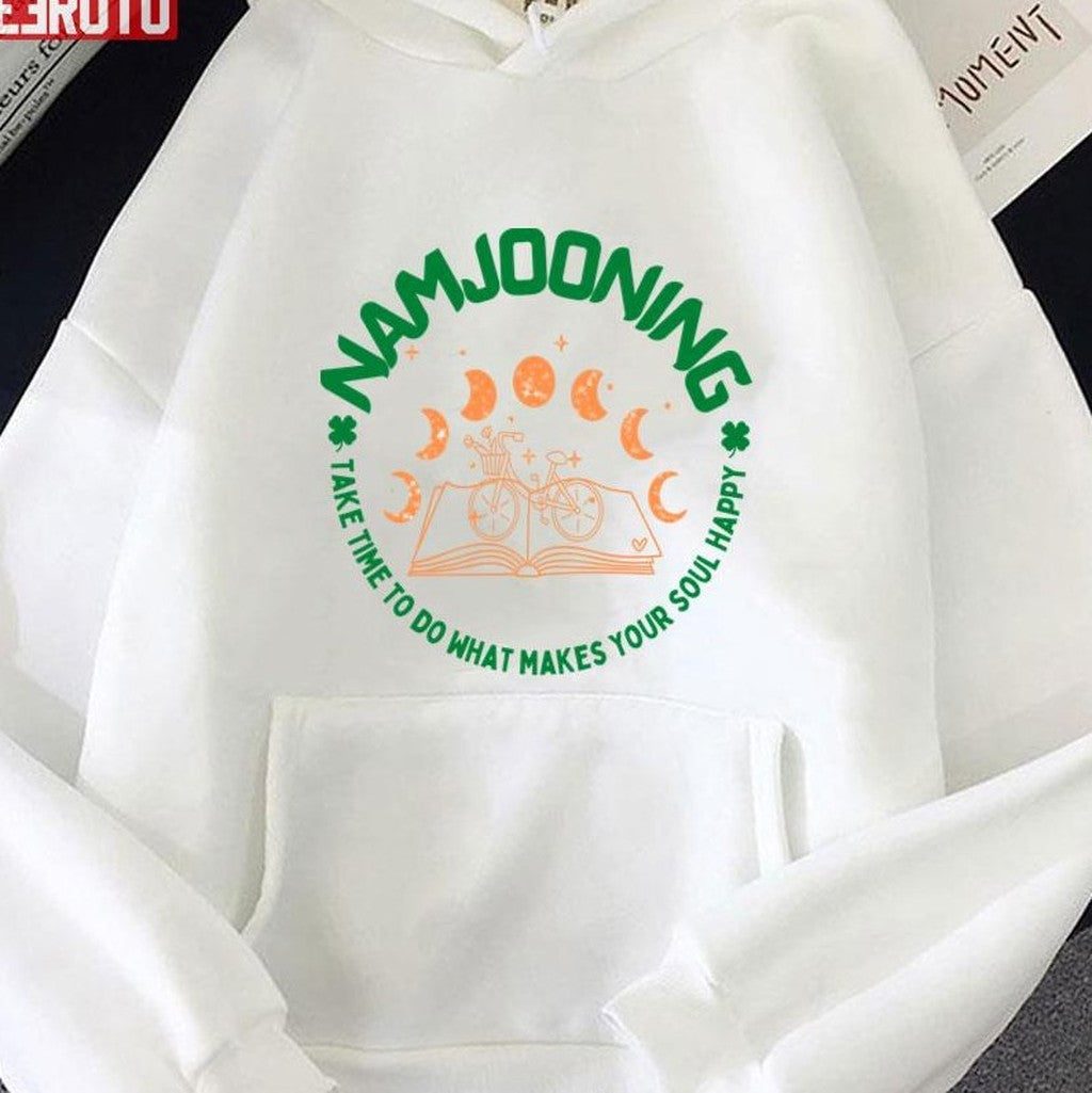 Namjooning Quote Bicycle Moon BTS RM Unisex Hoodie