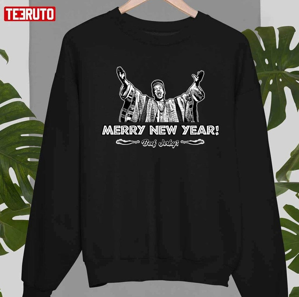 Beef Jerky Merry New Year Trading Places Unisex T-shirt