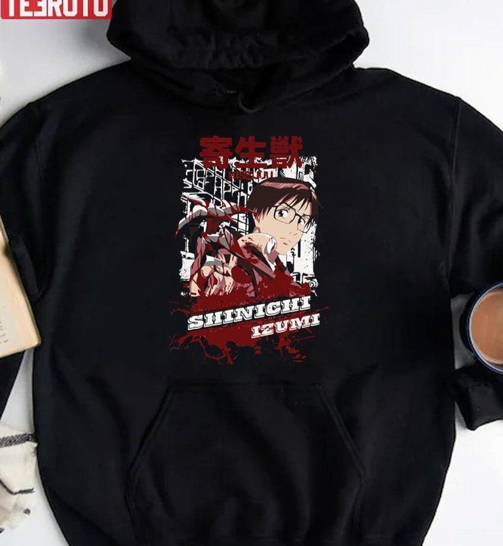 Shinichi Izumi Parasyte Anime Art Unisex Hoodie