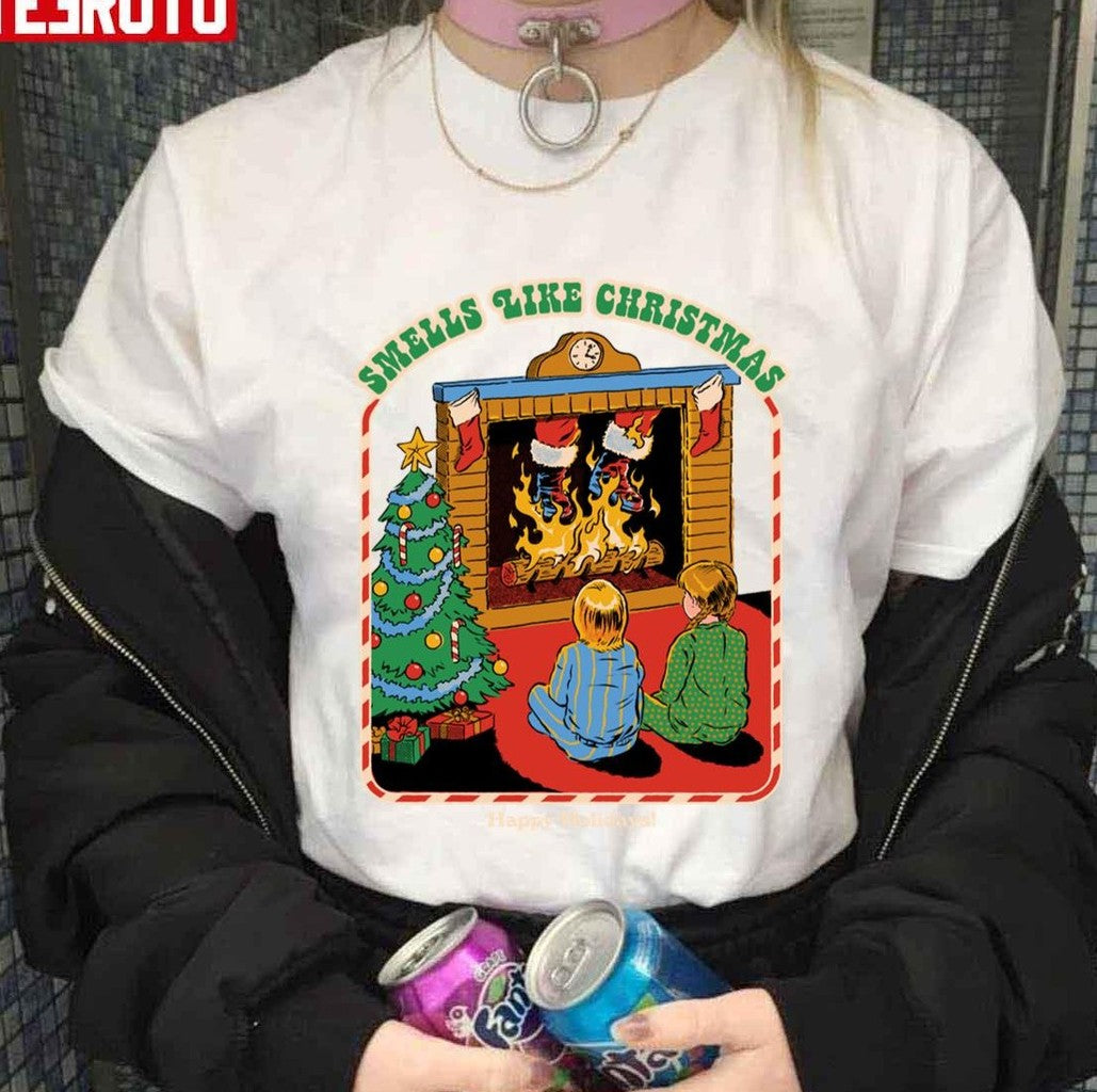 Smells Like Christmas Merry Christmas Unisex T-shirt