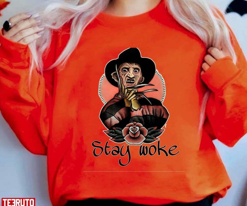 Stay Woke Freddy Krueger Halloween Unisex T-Shirt