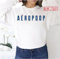 Aéropoop Blue Logo Unisex Sweatshirt