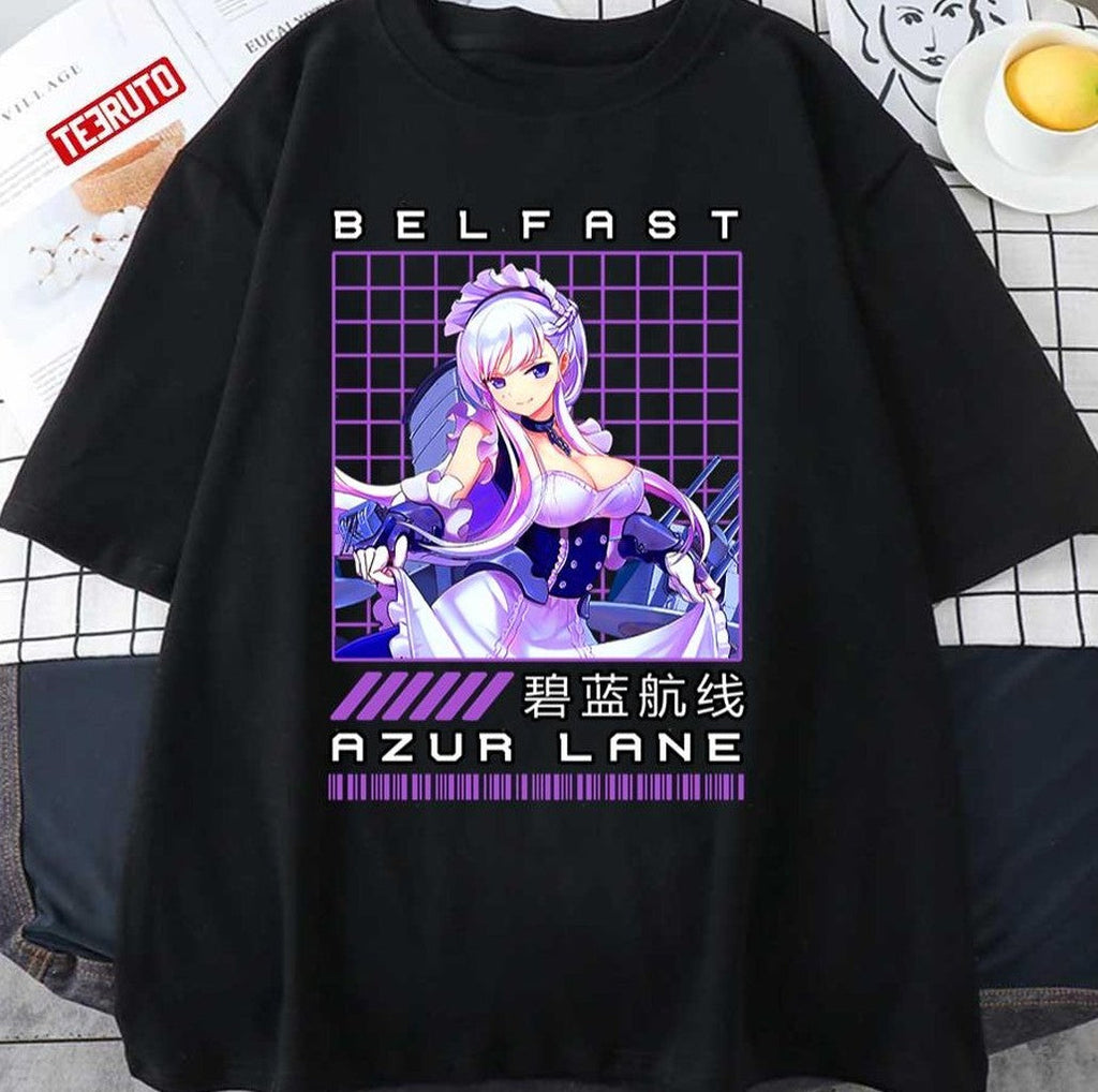 Belfast Vintage Azur Lane Awesome For Fan Unisex T-shirt