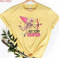 Skeleton Valentines Not Today Cupid Skeleton Valentine Cute Bones Pink Aesthetic Skull Anti Valentines Unisex T-Shirt