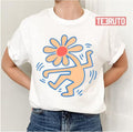The Dancing Flowers Keith Haring Unisex T-Shirt