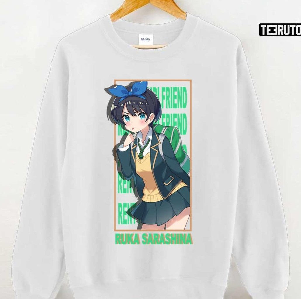 Ruka Sarashina In Uniform Rent A Girlfriend Art Unisex T-shirt