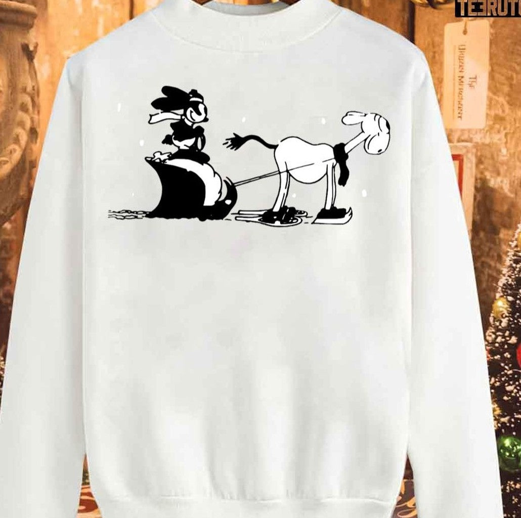 Reindeer Oswald The Lucky Rabbit Sweatshirt