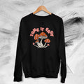 Take It Easy Mushroom Custom Plant Gardening Botanical Mushroom Nature Lover Hippie Unisex Sweatshirt
