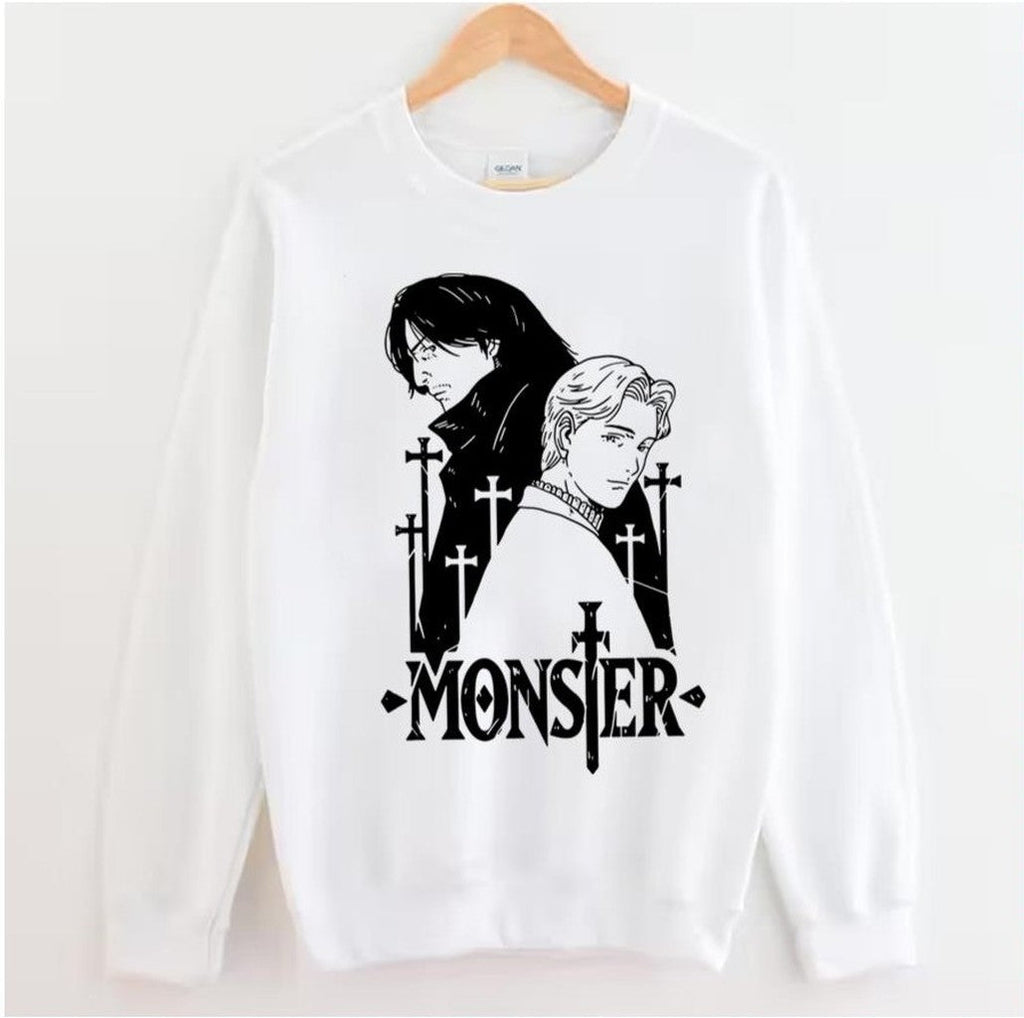 Monstre Johan Liebert &amp; Kenzo Tenma Monster Anime Unisex Hoodie