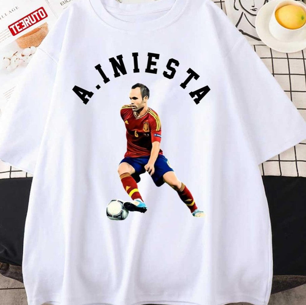 Ballon Or Dream Team Midfielder Andrés Iniesta Unisex Sweatshirt