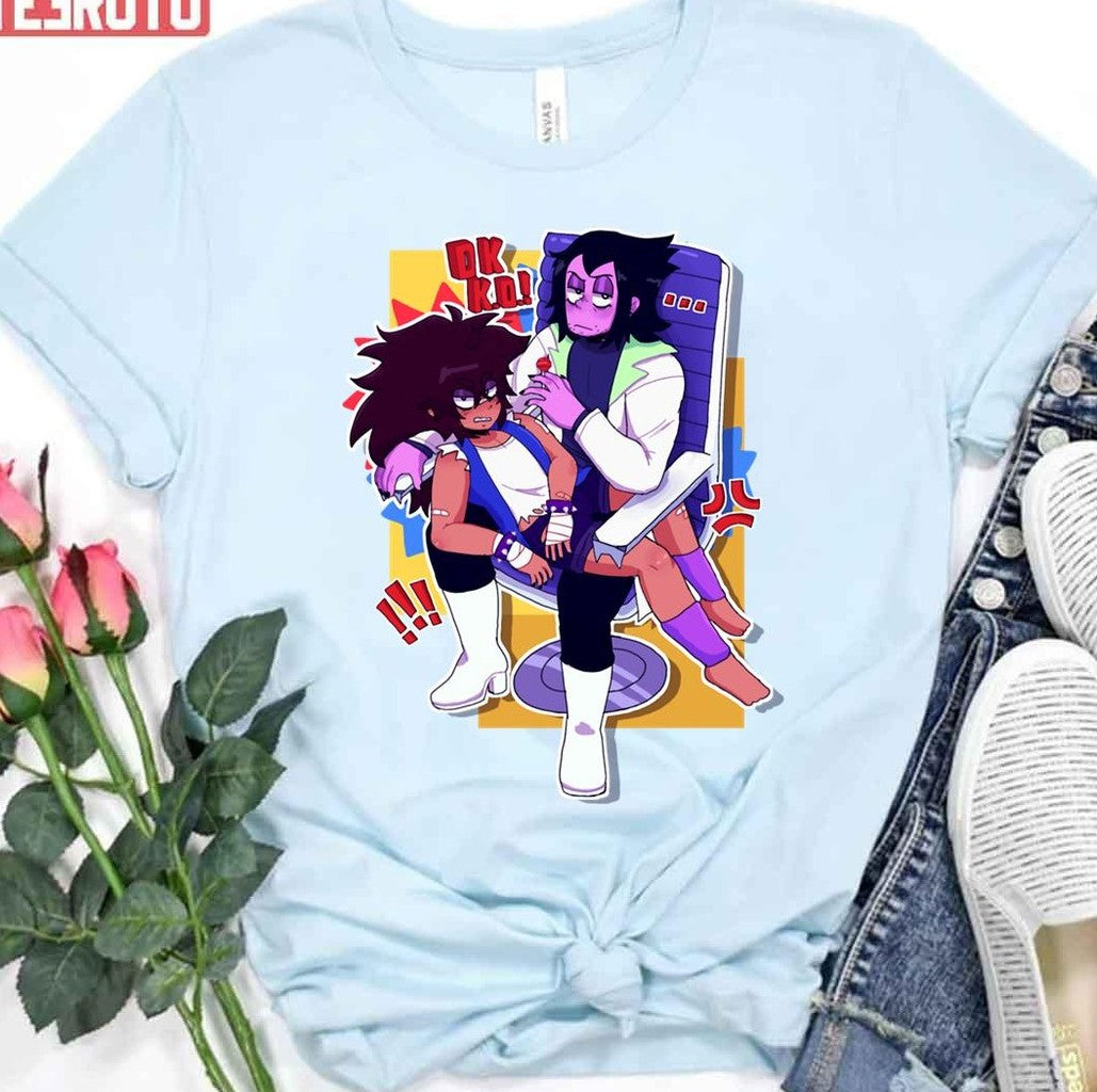 Ok Ko Let's Be Heroes Professor Venomous And Tko Unisex T-Shirt