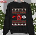 Perfect Gift Merry Firefighter Ugly Christmas Sweater Unisex Sweatshirt