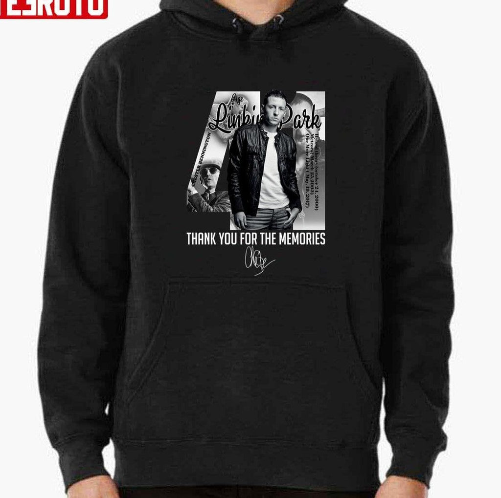 44 Age Chester Bennington R.I.P Thank You For The Memories Unisex T-Shirt