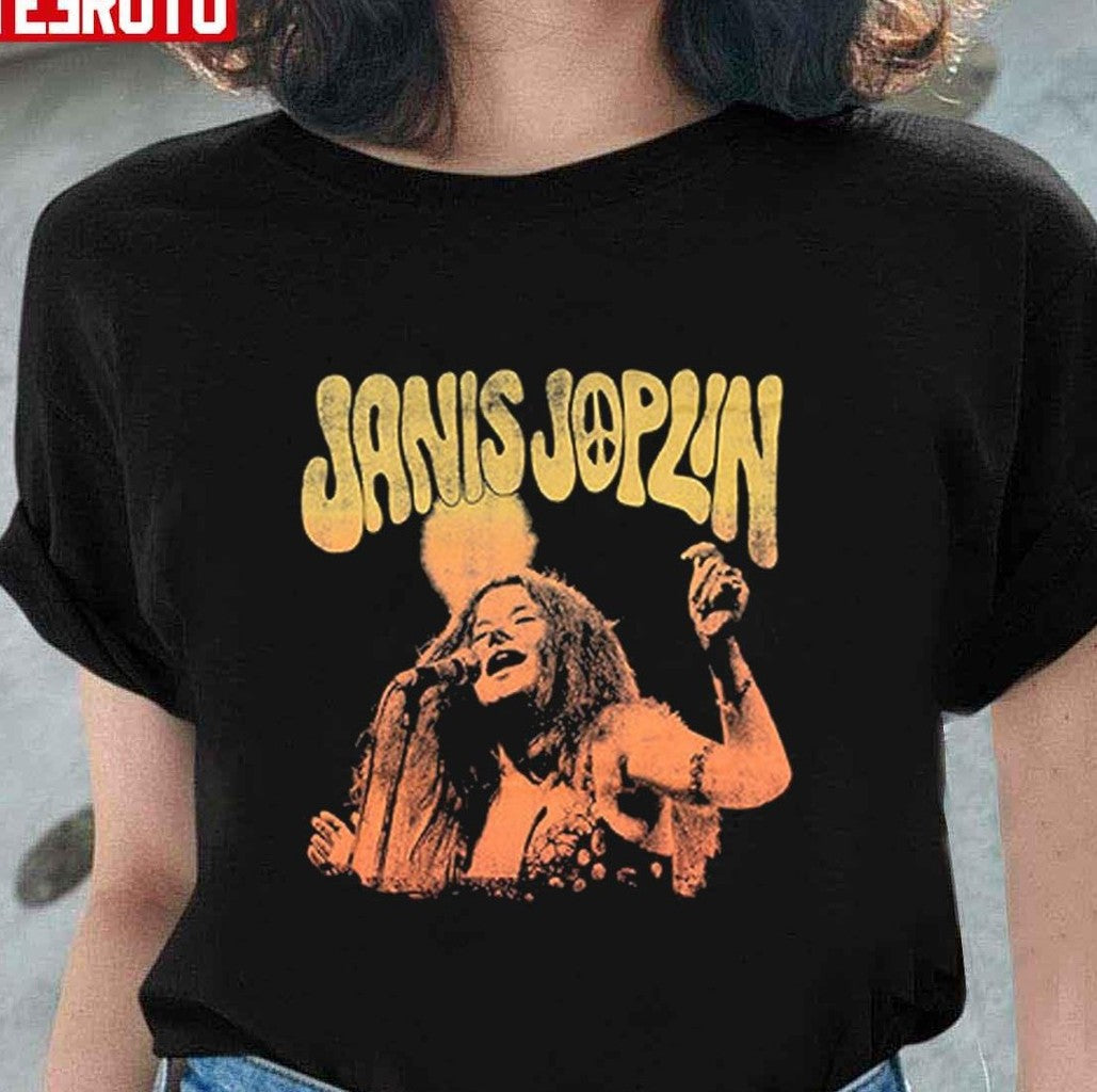 Sweet Girl Janis Joplin Art Unisex T-Shirt