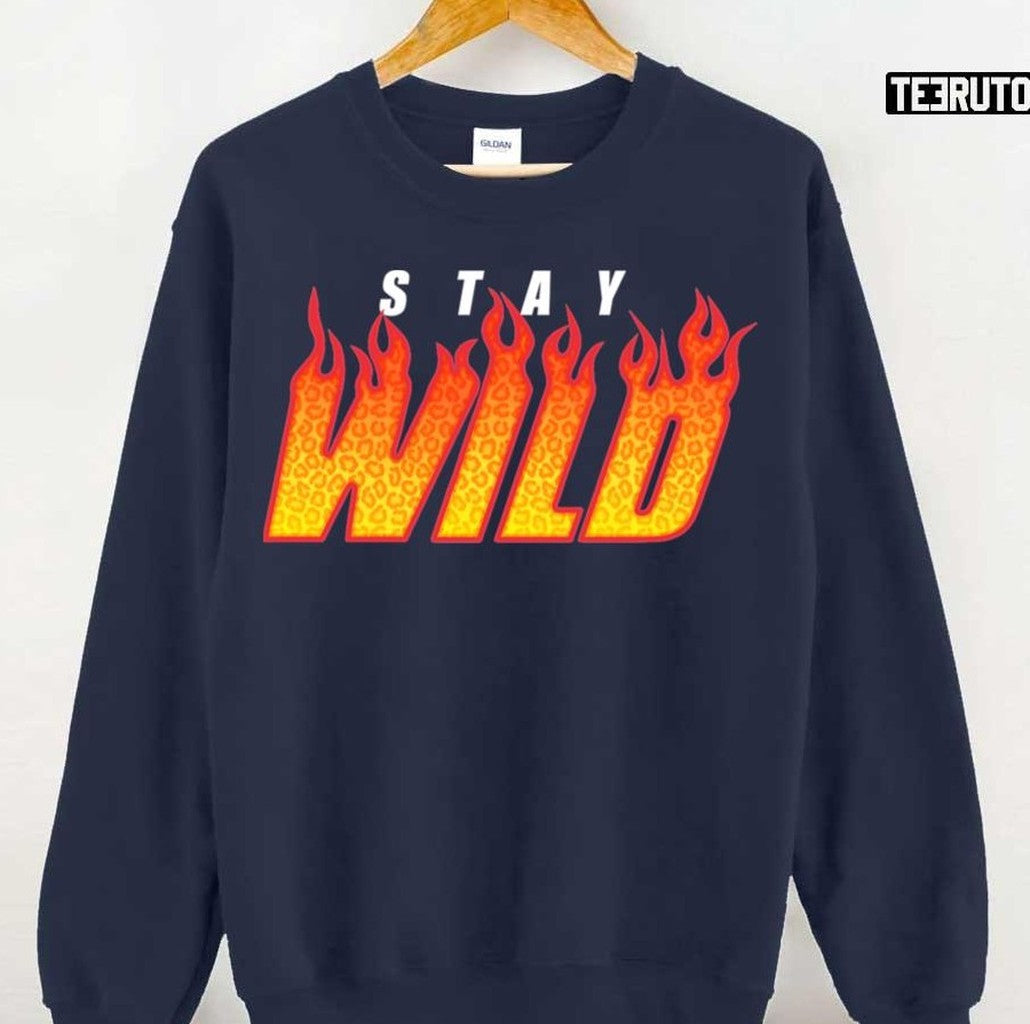 Stay Wild Fire Ben Azelart Unisex T-Shirt