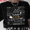 Schitt's Creek Memorable Quotes Unisex T-Shirt