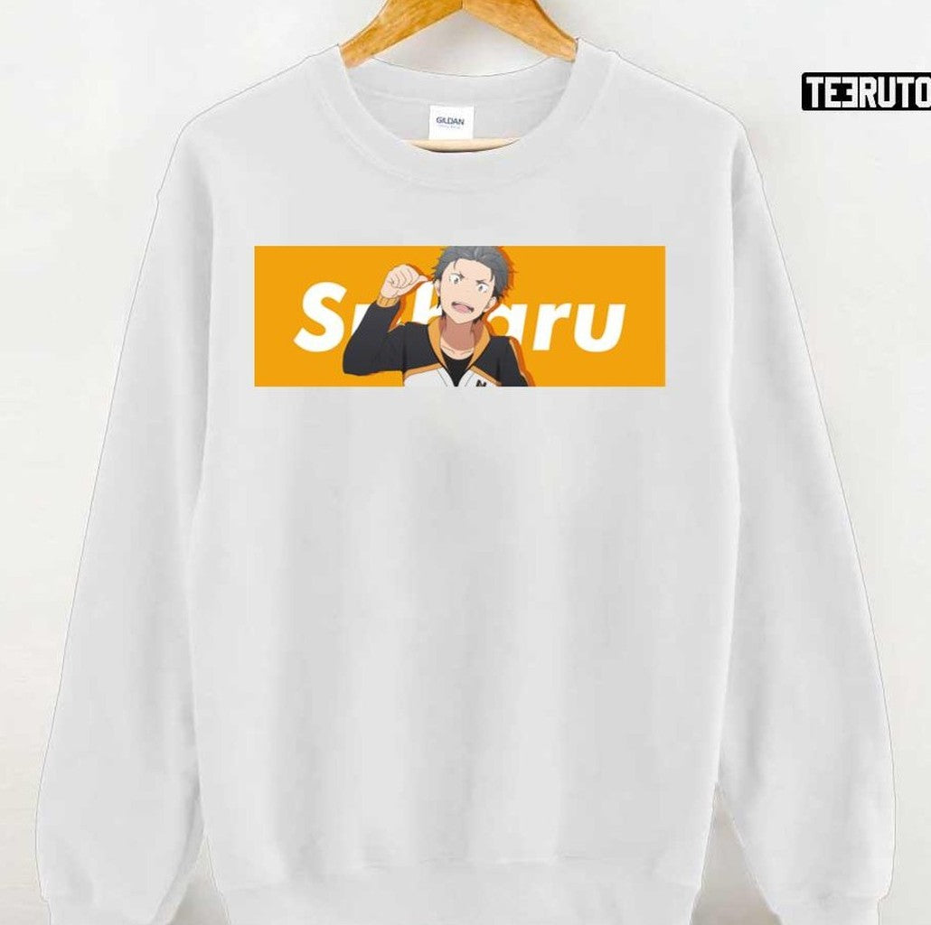 Subaru Natsuki Rezero Banner Style Unisex T-Shirt