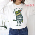 Spacesuit Frog Cartoon Design Unisex Sweatshirt