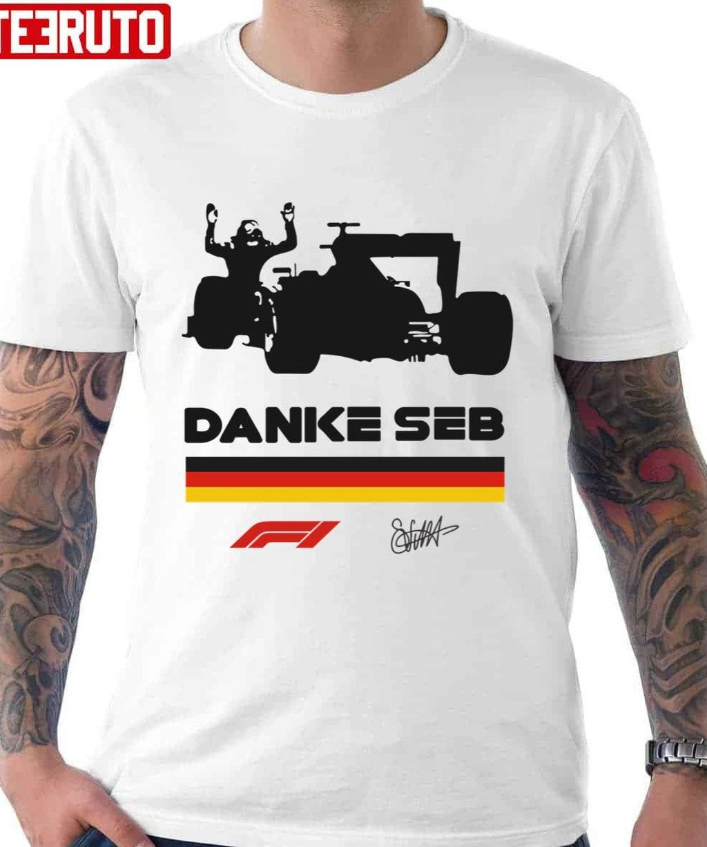 Signature Of Danke Seb Sebastian Vettel Essential Design Unisex Hoodie