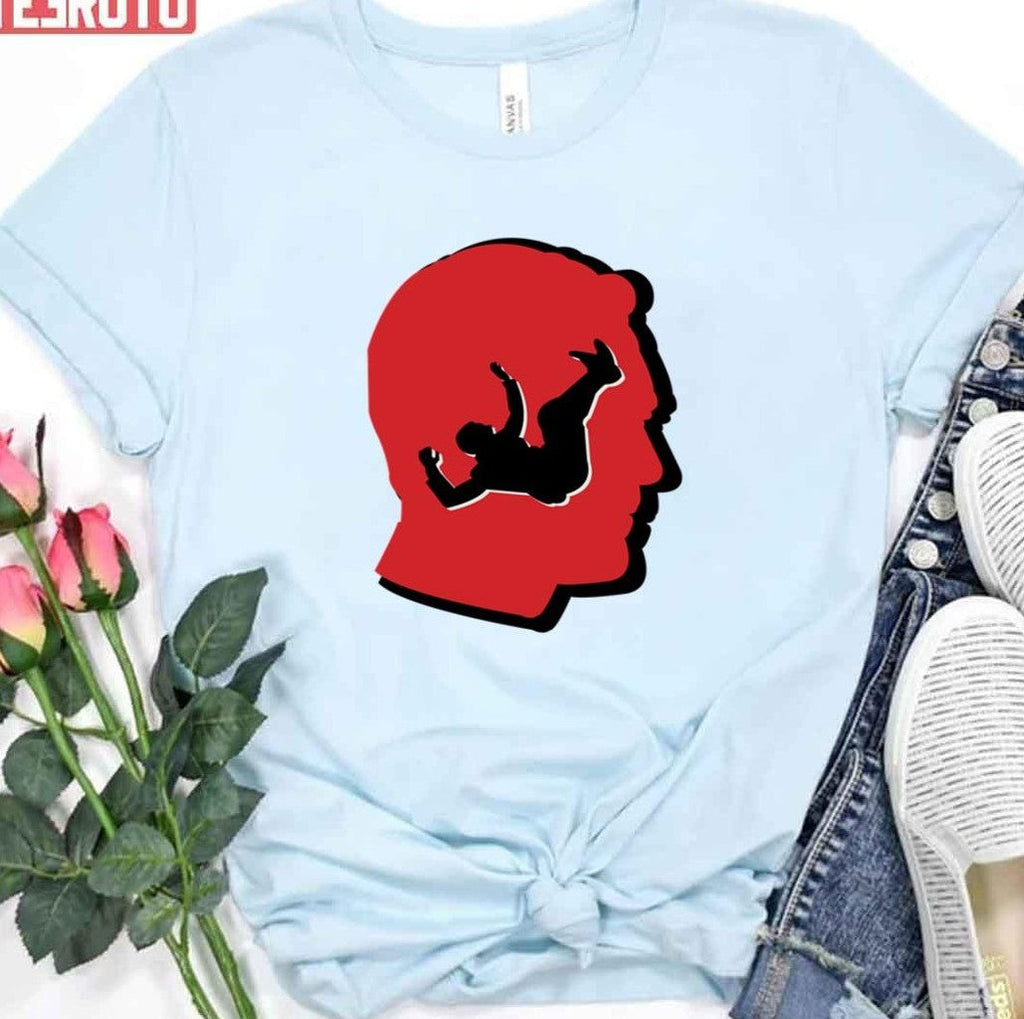 Silhouette Art Falling Mad Men Tv Show Unisex T-Shirt