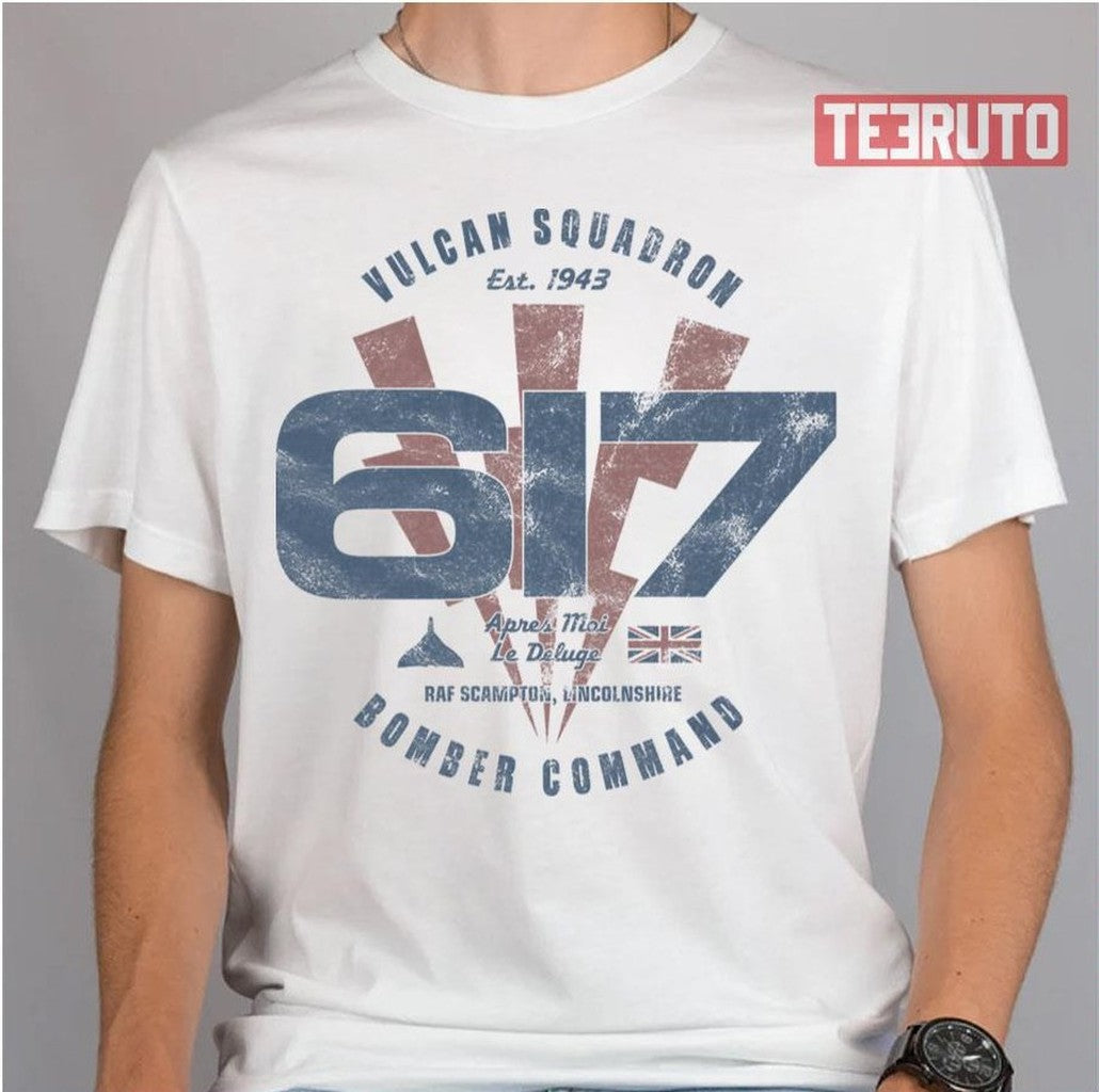 617 Vulcan Squadron Military Army Unisex T-Shirt