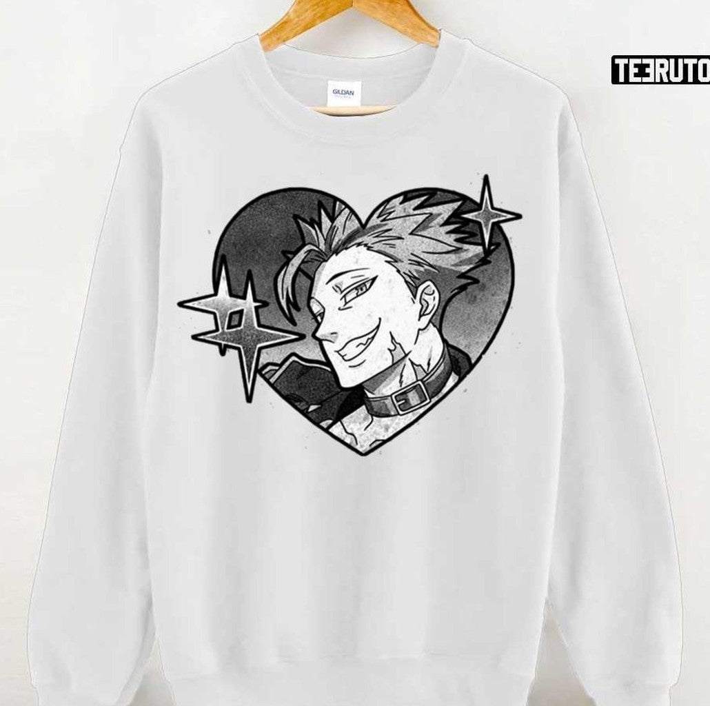Ban Greed Heart Design Seven Deadly Sins Unisex T-Shirt