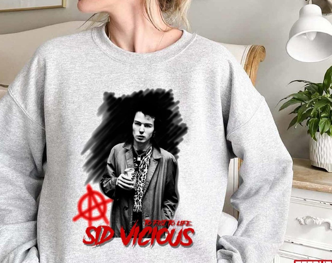 Sid Vicious To Fist To Life Unisex Sweatshirt