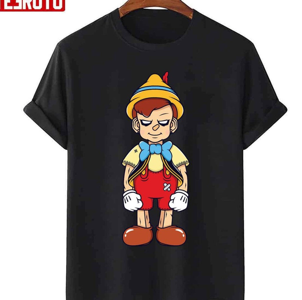 Naughty Pinocchio Cartoon Lover Unisex Sweatshirt