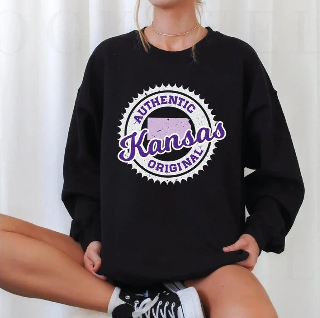 Authentic Original Kansas State Colors Unisex Sweatshirt
